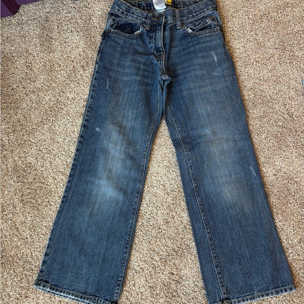 Old Navy Blue Straight Leg Jeans